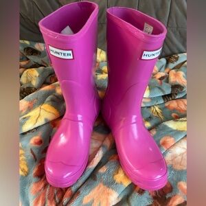 Barbie hot pink Hunter boots☔️☔️🌧️🌧️